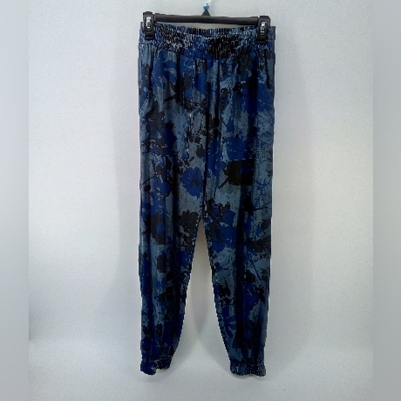 Juicy Couture Set Blue Floral Camo Camouflage Track Suit Jacket Joggers XS S - Picture 11 of 16